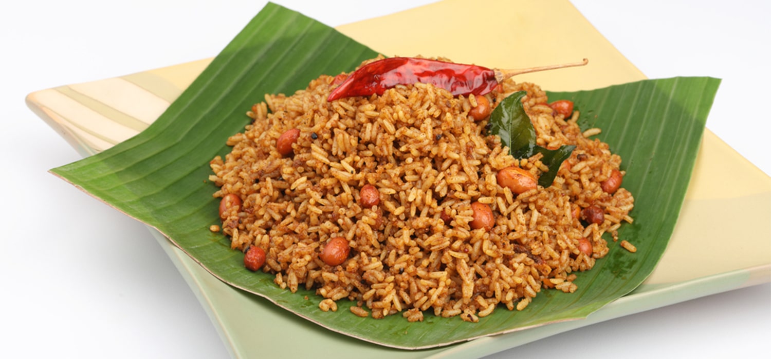 How To make Tasty Puliyodarai Recipe with Thirukkumaran Rice Brand